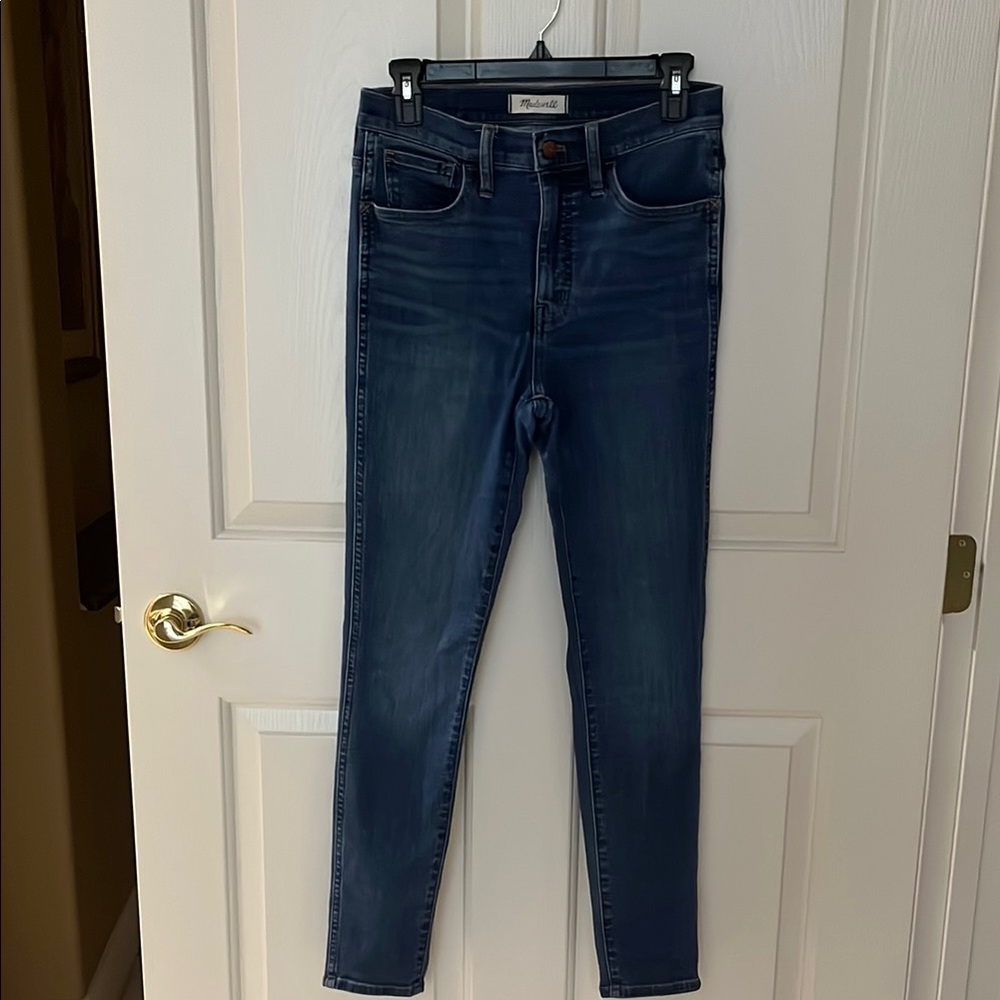 Madewell Blue Jeans High-Rise Stretch 10” Roadtripper